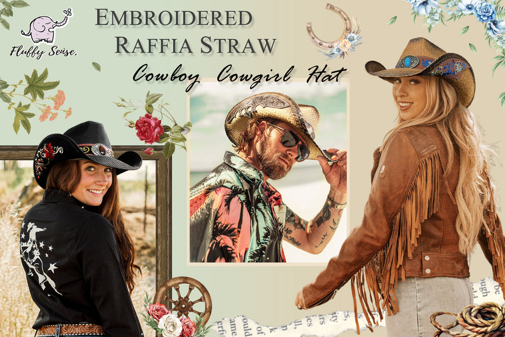 3 Adorable Straw Cowboy Cowgirl Hat to Add a touch of Western charm | Refresh Your Fancy Pieces