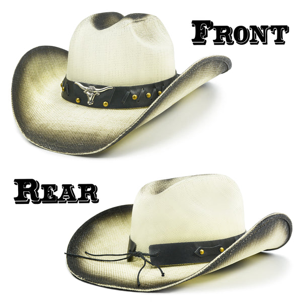 Fluffy Sense Straw Cattleman Crease Western Hats for Cowboys  display picture 2