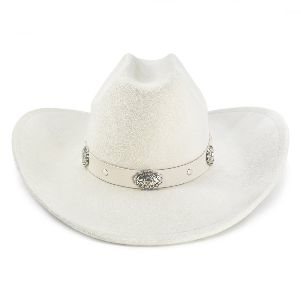 Fluffy Sense Felt Cattleman Crease Western Hats for Cowboys and Cowgir