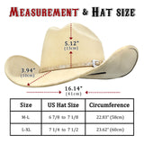 Fluffy Sense Felt Cattleman Crease Western Hats for Cowboys and Cowgirls with Shapeable Wide Brim, Buckskin Tan