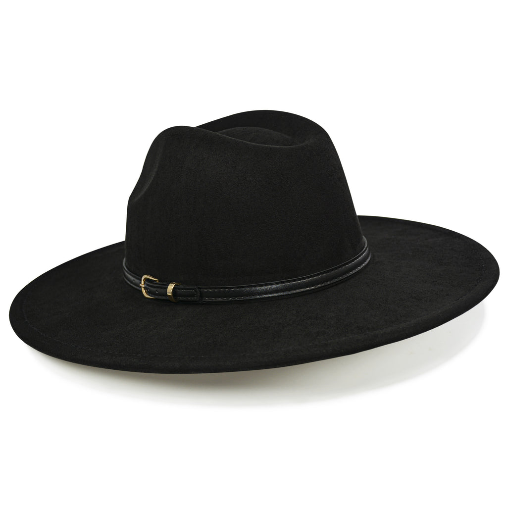 Shop Louis Vuitton 2023-24FW Wide-brimmed Hats (Felt In Love Fedora Hat,  M7146M M7146S M7147S M7147M) by Mikrie