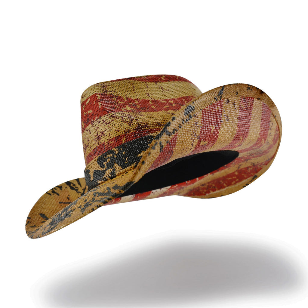 Fluffy Sense Straw Cattleman Crease Western Hats for Cowboys and Cowgi